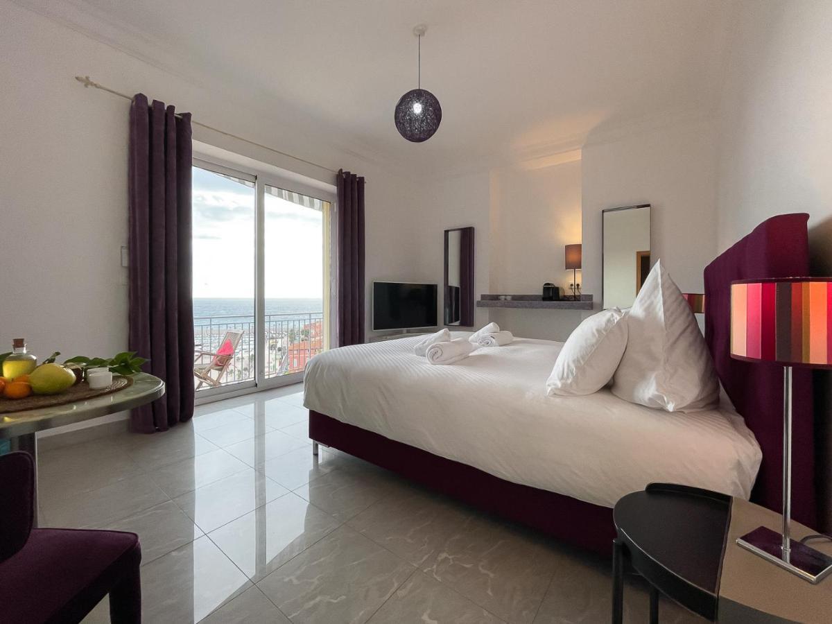 Villa L'Ensoleillee Vue Panoramique Mer, 250 M De La Plage Et Du Centre Ville Menton Eksteriør billede
