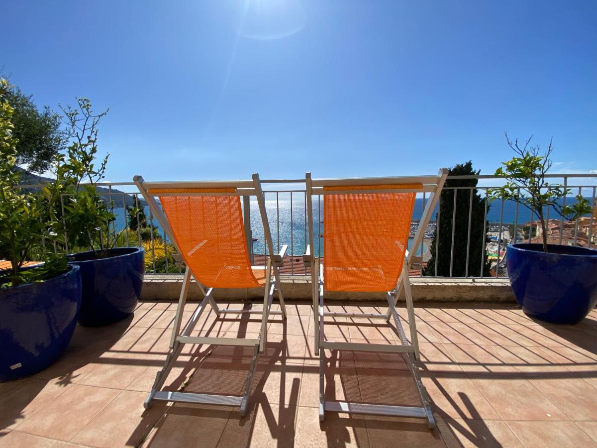 Villa L'Ensoleillee Vue Panoramique Mer, 250 M De La Plage Et Du Centre Ville Menton Eksteriør billede