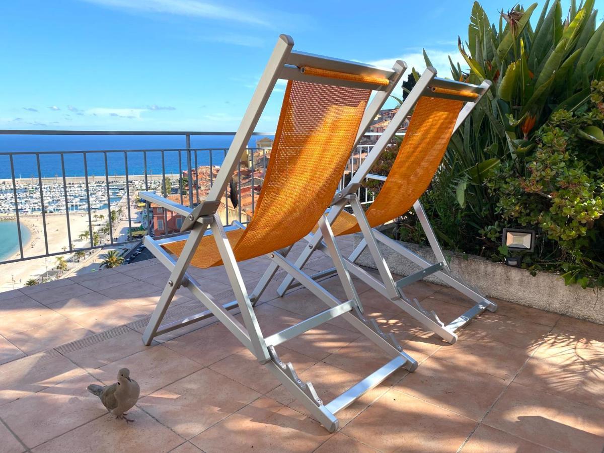 Villa L'Ensoleillee Vue Panoramique Mer, 250 M De La Plage Et Du Centre Ville Menton Eksteriør billede