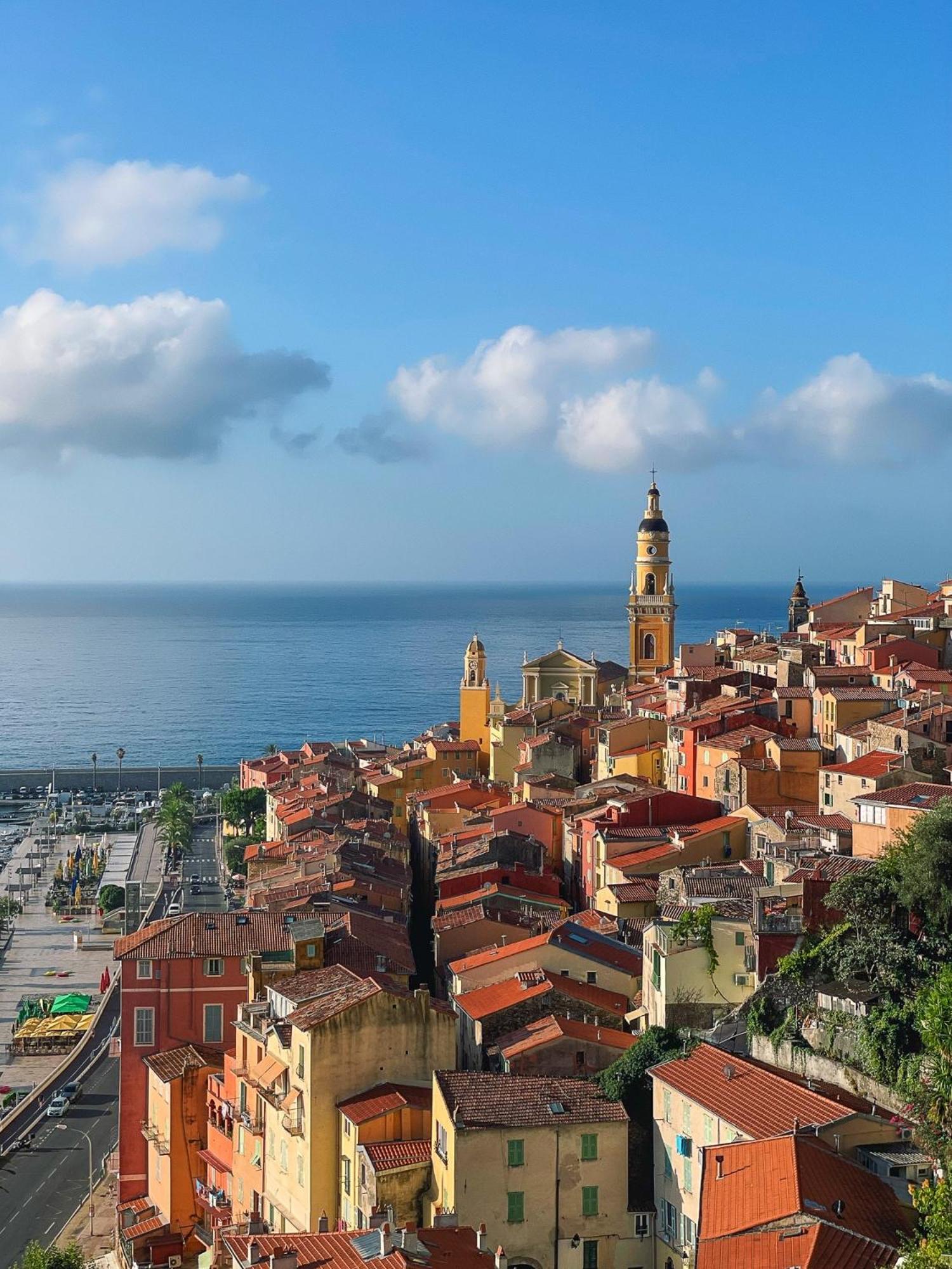 Villa L'Ensoleillee Vue Panoramique Mer, 250 M De La Plage Et Du Centre Ville Menton Eksteriør billede